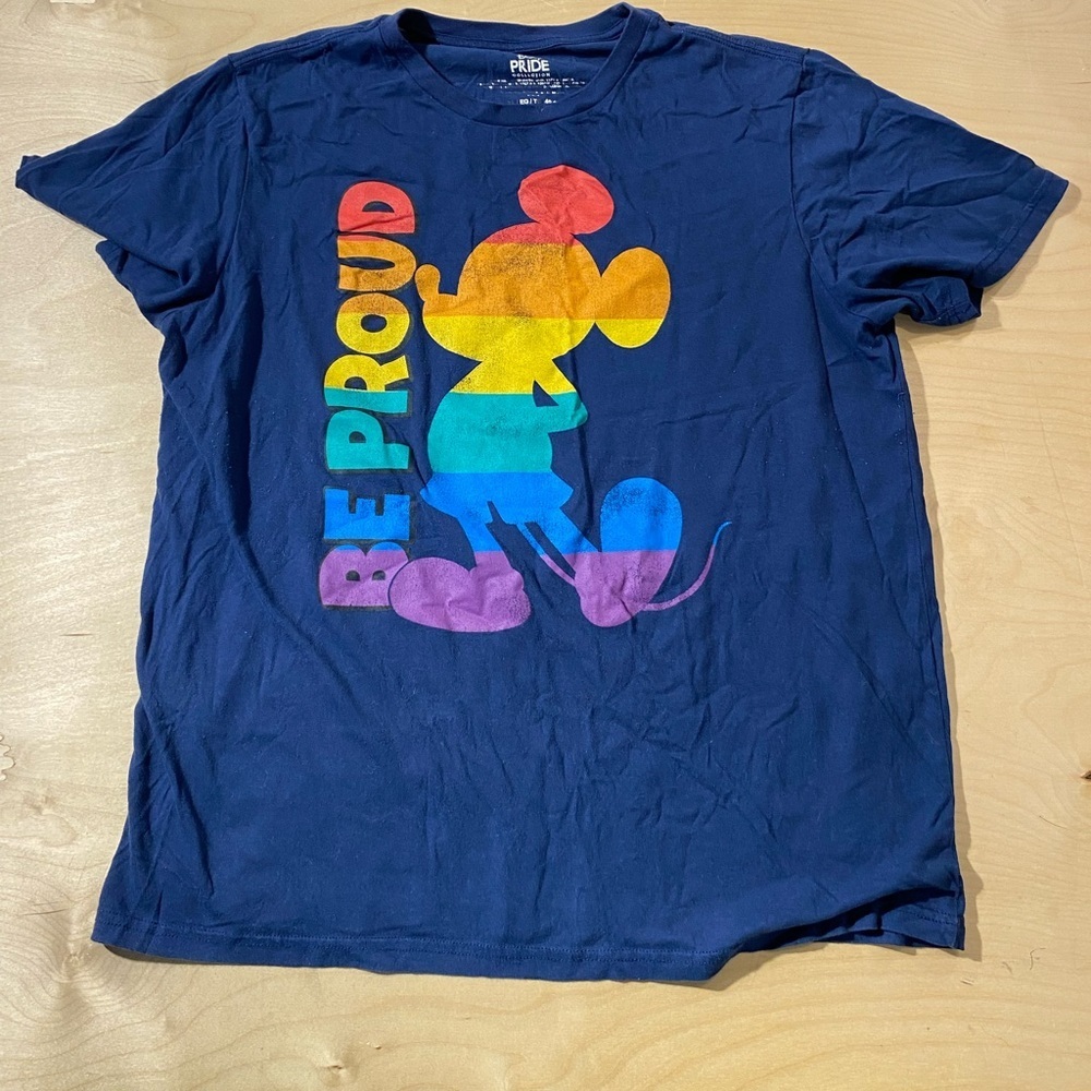 Blue Pride Mickey Mouse T-Shirt XL (LU)